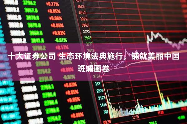 十大证券公司 生态环境法典施行，铺就美丽中国斑斓画卷